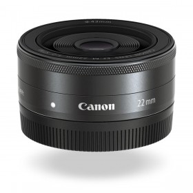 Canon Lens EF-M 22mm f/2 STM  ( Graphite / Silver )